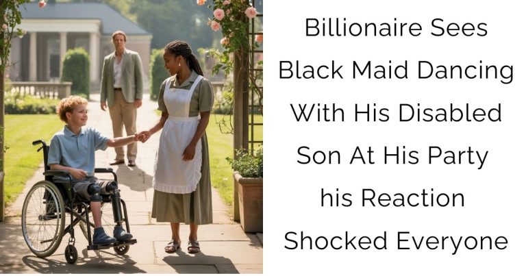 Billionaire Sees Black Maid Dancing With His Disabled Son At His Party—his Reaction Shocked Everyone