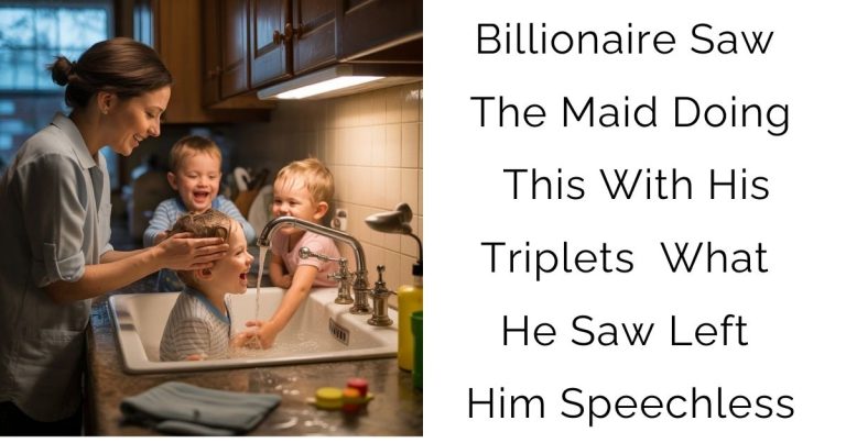 Billionaire Saw The Maid Doing This With His Triplets — What He Saw Left Him Speechless