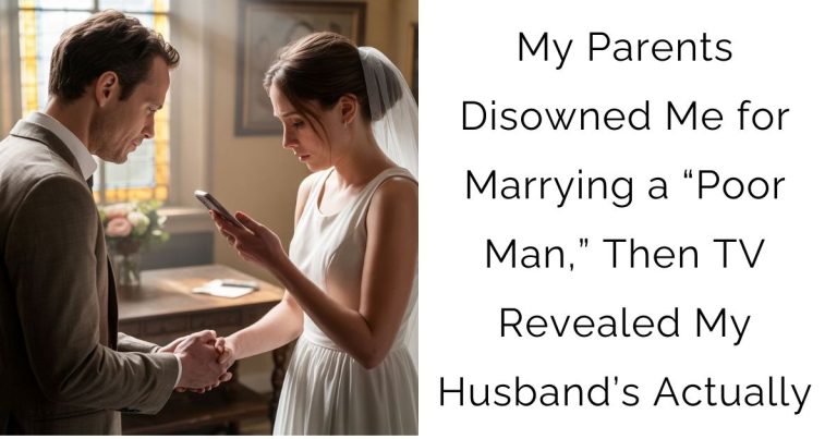 My Parents Disowned Me for Marrying a “Poor Man,” Then TV Revealed My Husband’s Actually…