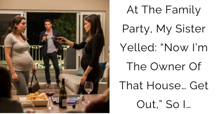At The Family Party, My Sister Yelled: “Now I’m The Owner Of That House… Get Out,” So I…