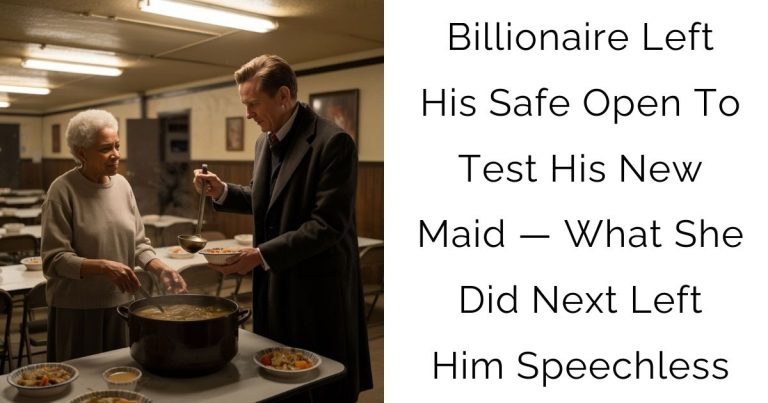 Billionaire Left His Safe Open To Test His New Maid — What She Did Next Left Him Speechless