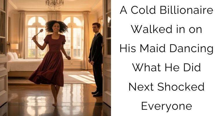 A Cold Billionaire Walked in on His Maid Dancing—What He Did Next Shocked Everyone