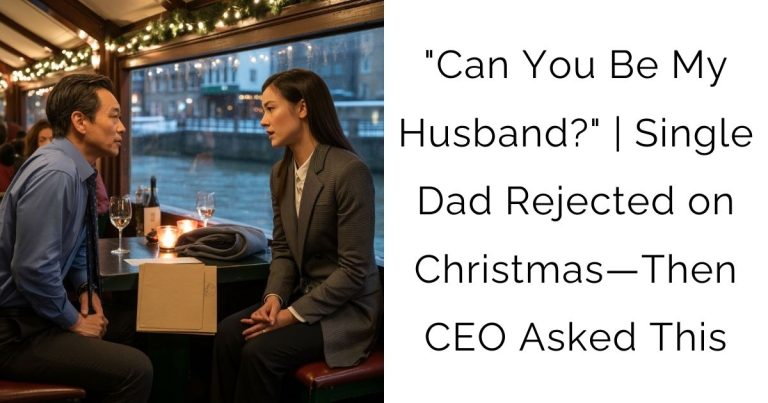 “Can You Be My Husband?” | Single Dad Rejected on Christmas—Then CEO Asked This