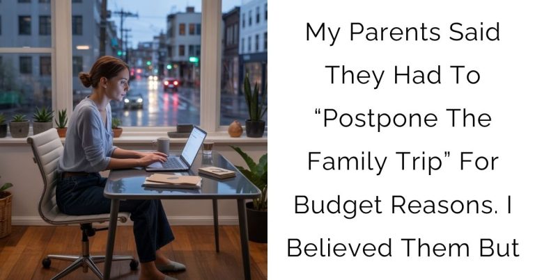 My Parents Said They Had To “Postpone The Family Trip” For Budget Reasons. I Believed Them But