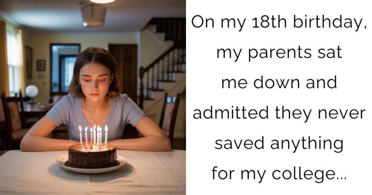 On my 18th birthday, my parents sat me down and admitted they never saved anything for my college…