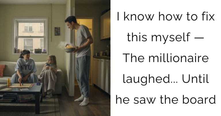 I know how to fix this myself — The millionaire laughed… Until he saw the board