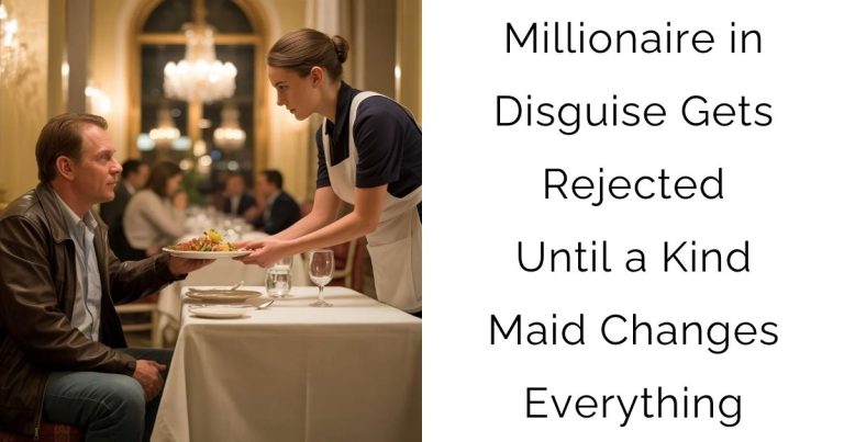 Millionaire in Disguise Gets Rejected—Until a Kind Maid Changes Everything