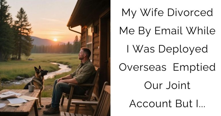 My Wife Divorced Me By Email While I Was Deployed Overseas & Emptied Our Joint Account; But I…