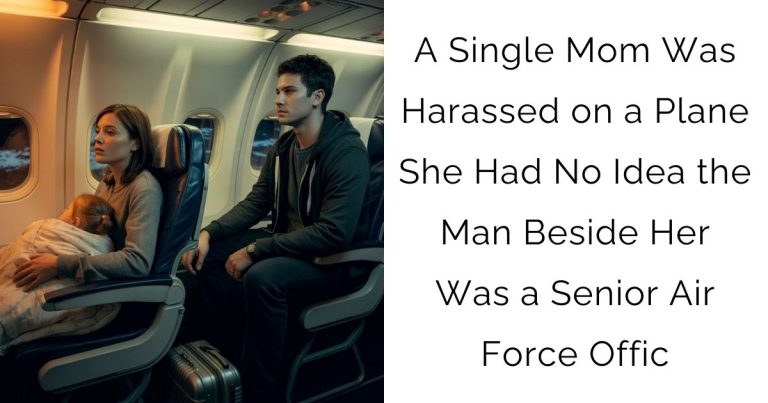 A Single Mom Was Harassed on a Plane–She Had No Idea the Man Beside Her Was a Senior Air Force Offic
