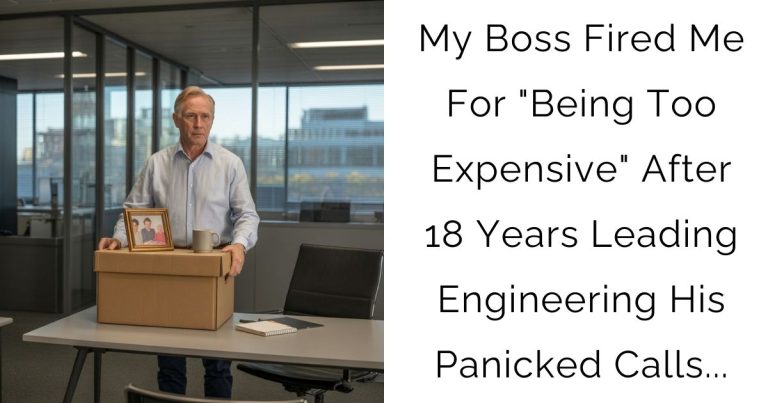 My Boss Fired Me For “Being Too Expensive” After 18 Years Leading Engineering; His Panicked Calls…