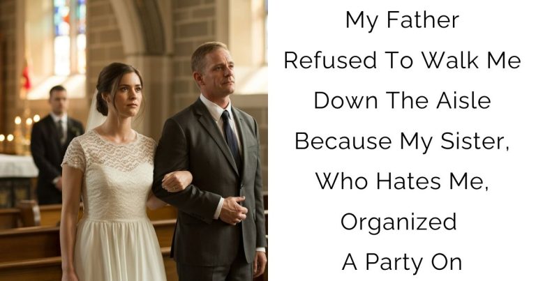 My Father Refused To Walk Me Down The Aisle Because My Sister, Who Hates Me, Organized A Party On