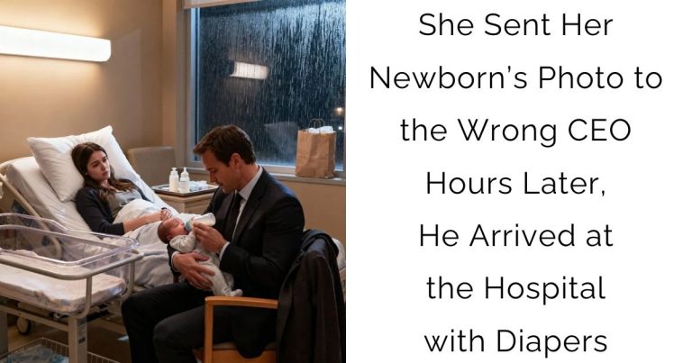 She Sent Her Newborn’s Photo to the Wrong CEO — Hours Later, He Arrived at the Hospital with Diapers