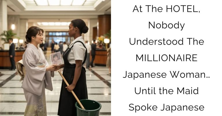 At The HOTEL, Nobody Understood The MILLIONAIRE Japanese Woman… Until the Maid Spoke Japanese