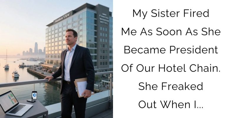 My Sister Fired Me As Soon As She Became President Of Our Hotel Chain. She Freaked Out When I…