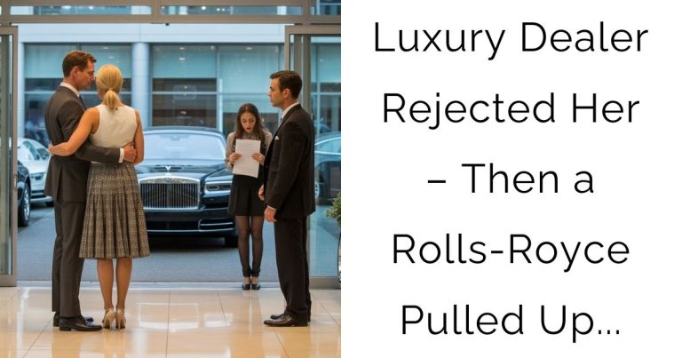 Luxury Dealer Rejected Her – Then a Rolls-Royce Pulled Up…