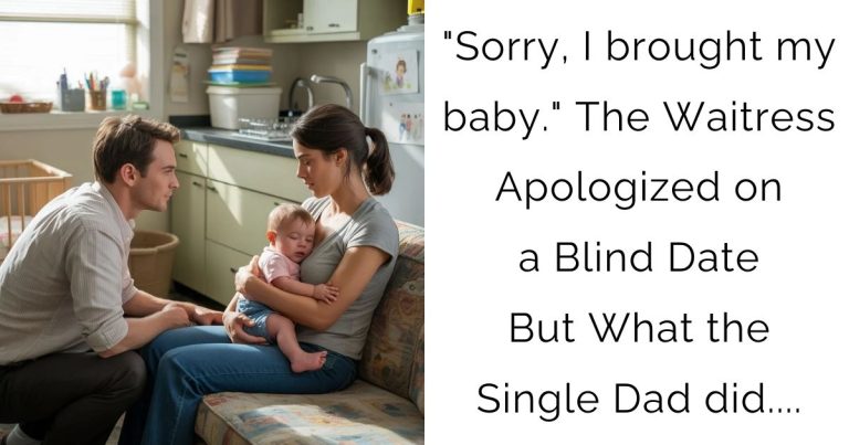 “Sorry, I brought my baby.” The Waitress Apologized on a Blind Date—But What the Single Dad did….