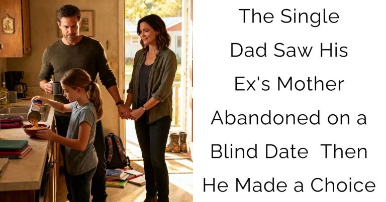 The Single Dad Saw His Ex’s Mother Abandoned on a Blind Date — Then He Made a Choice