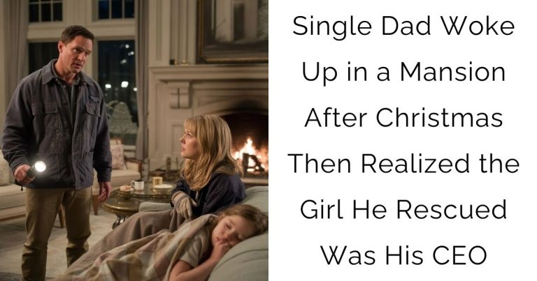Single Dad Woke Up in a Mansion After Christmas — Then Realized the Girl He Rescued Was His CEO