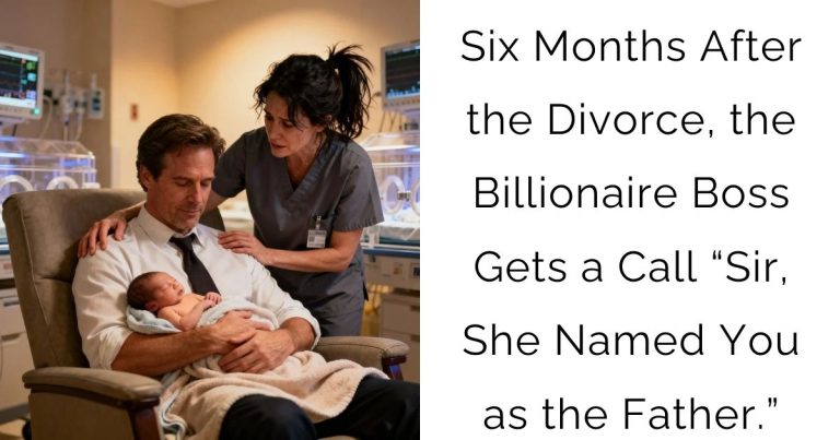 Six Months After the Divorce, the Billionaire Boss Gets a Call — “Sir, She Named You as the Father.”