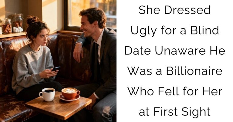 She Dressed Ugly for a Blind Date — Unaware He Was a Billionaire Who Fell for Her at First Sight