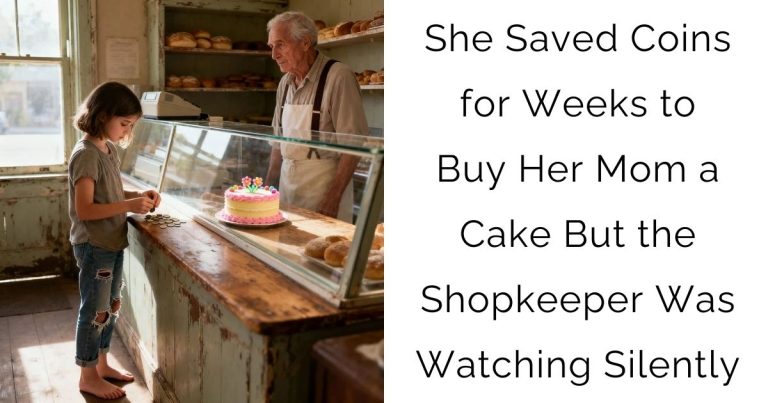 She Saved Coins for Weeks to Buy Her Mom a Cake—But the Shopkeeper Was Watching Silently