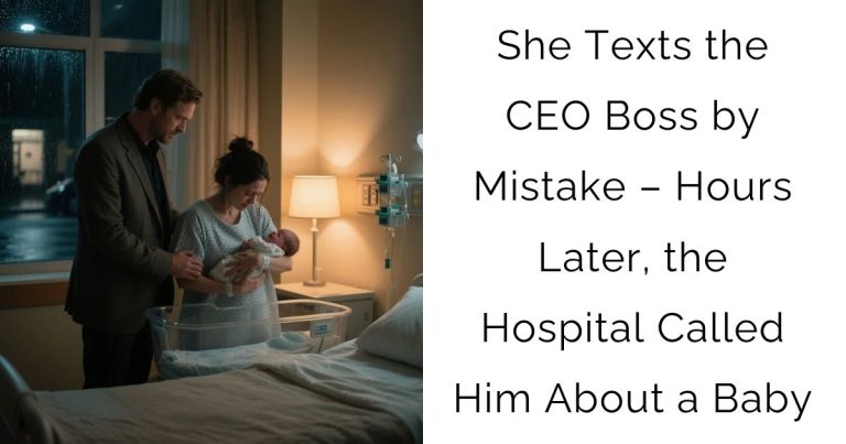 She Texts the CEO Boss by Mistake – Hours Later, the Hospital Called Him About a Baby