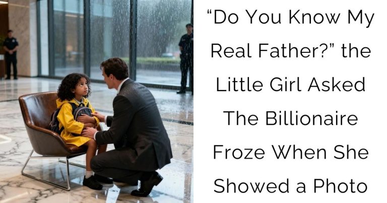 “Do You Know My Real Father?” the Little Girl Asked — The Billionaire Froze When She Showed a Photo