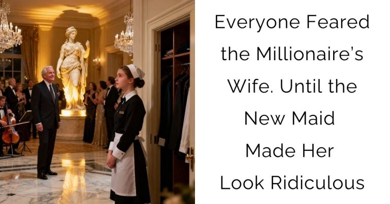 Everyone Feared the Millionaire’s Wife — Until the New Maid Made Her Look Ridiculous