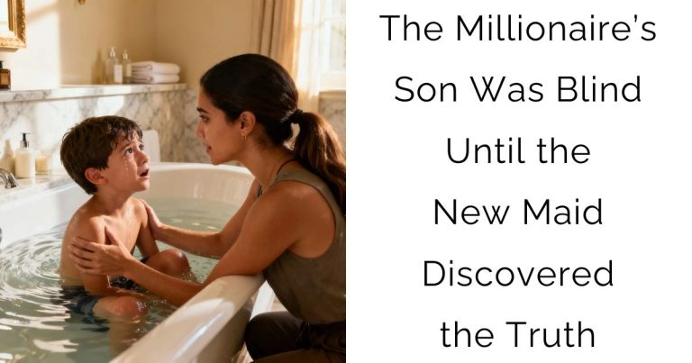 The Millionaire’s Son Was Blind – Until the New Maid Discovered the Truth