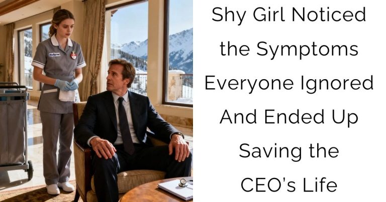 Shy Girl Noticed the Symptoms Everyone Ignored—And Ended Up Saving the CEO’s Life
