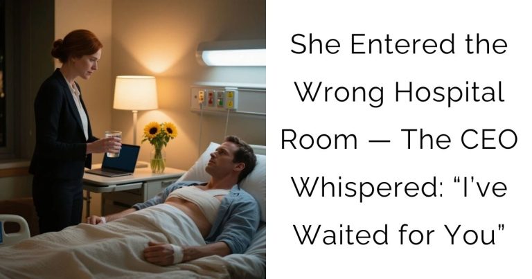 She Entered the Wrong Hospital Room — The CEO Whispered: “I’ve Waited for You”