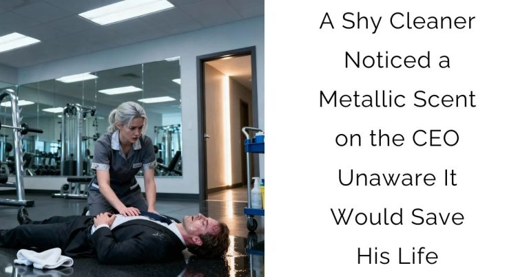 A Shy Cleaner Noticed a Metallic Scent on the CEO — Unaware It Would Save His Life