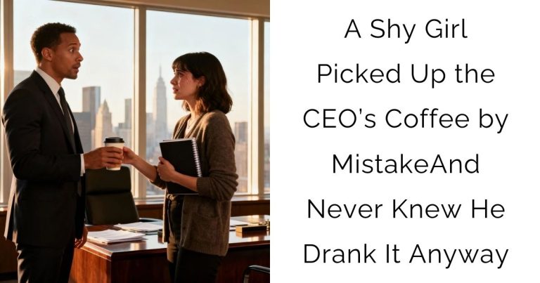 A Shy Girl Picked Up the CEO’s Coffee by Mistake—And Never Knew He Drank It Anyway