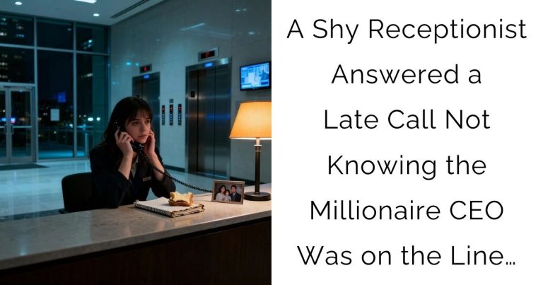 A Shy Receptionist Answered a Late Call — Not Knowing the Millionaire CEO Was on the Line…