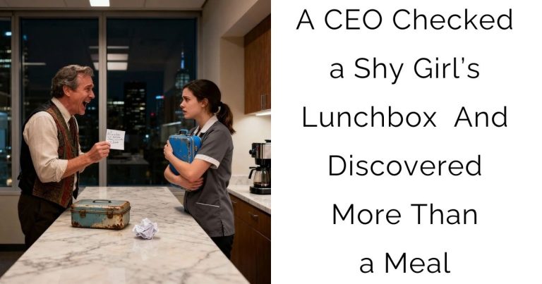 A CEO Checked a Shy Girl’s Lunchbox — And Discovered More Than a Meal