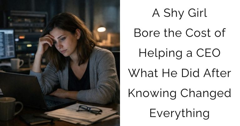 A Shy Girl Bore the Cost of Helping a CEO—What He Did After Knowing Changed Everything