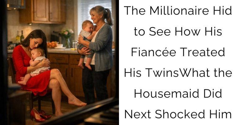 The Millionaire Hid to See How His Fiancée Treated His Twins—What the Housemaid Did Next Shocked Him