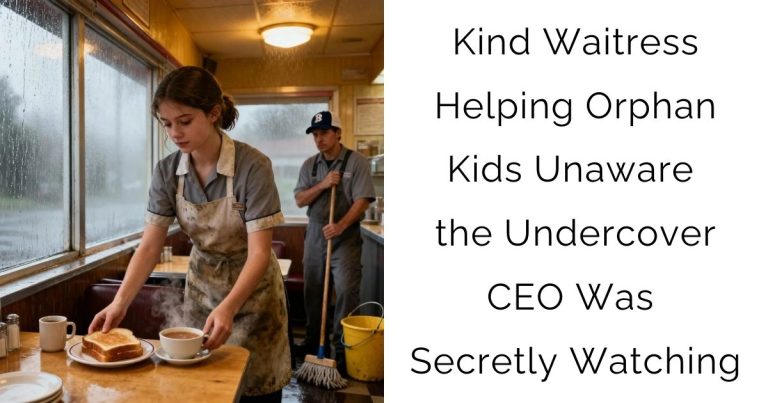 Kind Waitress Helping Orphan Kids — Unaware the Undercover CEO Was Secretly Watching