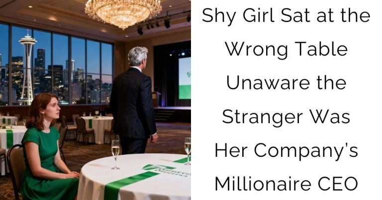 Shy Girl Sat at the Wrong Table—Unaware the Stranger Was Her Company’s Millionaire CEO