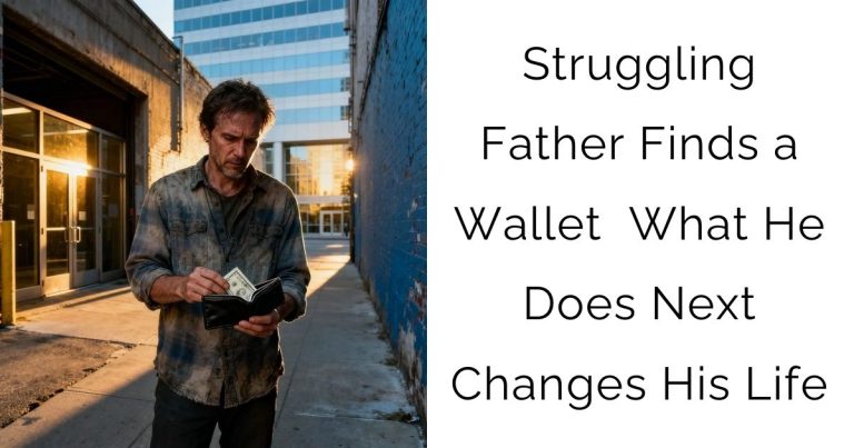 Struggling Father Finds a Wallet — What He Does Next Changes His Life