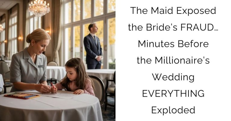 The Maid Exposed the Bride’s FRAUD…Minutes Before the Millionaire’s Wedding EVERYTHING Exploded