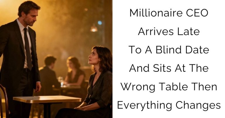 Millionaire CEO Arrives Late To A Blind Date And Sits At The Wrong Table—Then Everything Changes