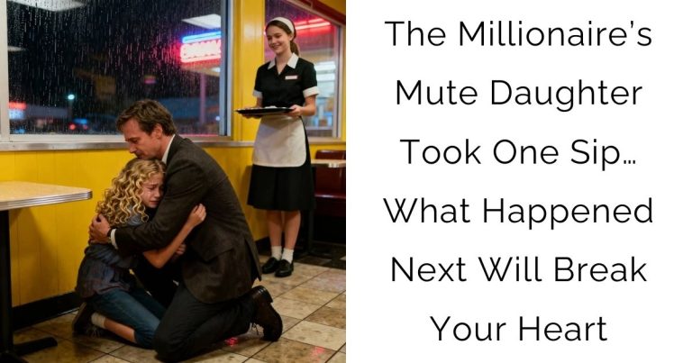 The Millionaire’s Mute Daughter Took One Sip… What Happened Next Will Break Your Heart