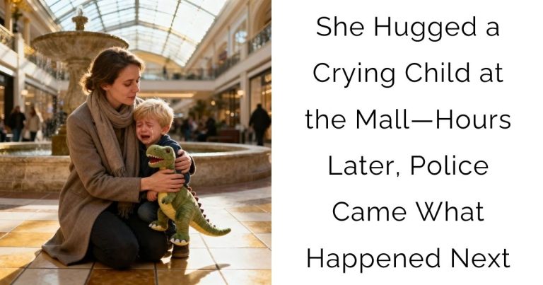 She Hugged a Crying Child at the Mall—Hours Later, Police Came What Happened Next