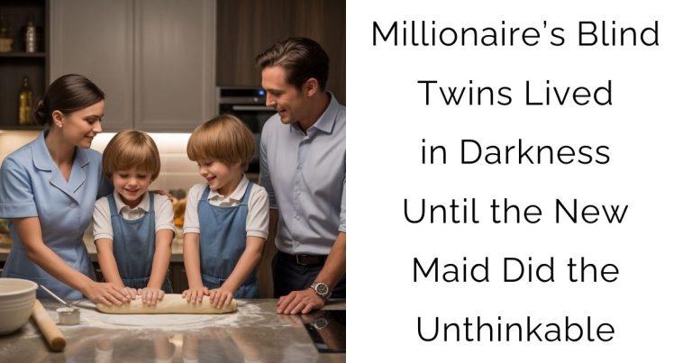 Millionaire’s Blind Twins Lived in Darkness — Until the New Maid Did the Unthinkable