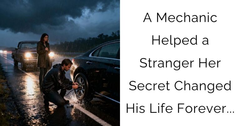 A Mechanic Helped a Stranger Her Secret Changed His Life Forever…