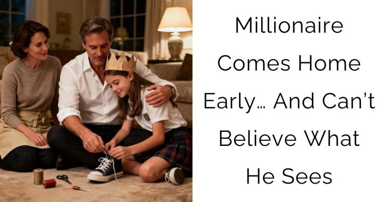 Millionaire Comes Home Early… And Can’t Believe What He Sees
