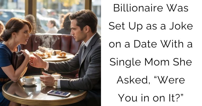 Billionaire Was Set Up as a Joke on a Date With a Single Mom — She Asked, “Were You in on It?”
