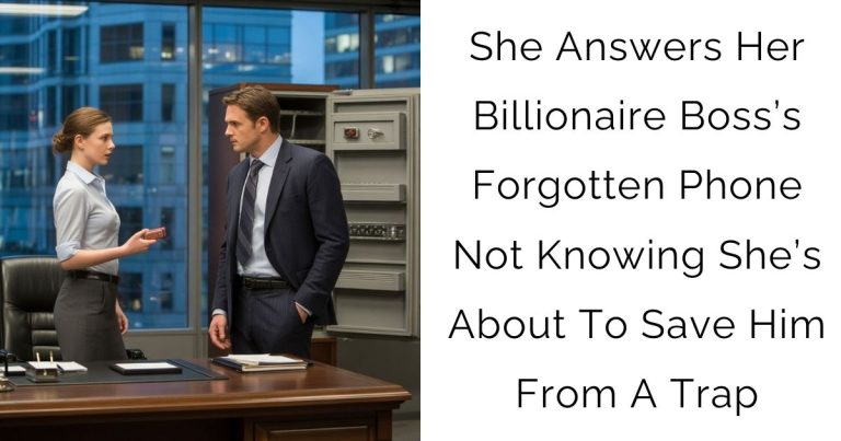 She Answers Her Billionaire Boss’s Forgotten Phone — Not Knowing She’s About To Save Him From A Trap