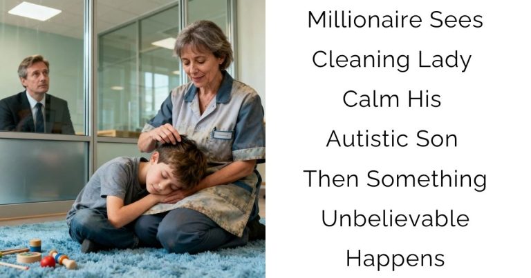 Millionaire Sees Cleaning Lady Calm His Autistic Son — Then Something Unbelievable Happens